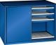 Schubladenschrank Schiebet�ren 1430x627x1020 RAL 5005 Lista 36x27E 79.428.100