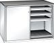 Schubladenschrank Schiebet�ren 1430x627x1020 RAL 9010 Lista 36x27E 79.428.110