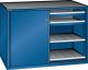 Schubladenschrank Schiebet�ren 1430x627x1020 RAL 5010 Lista 36x27E 79.432.090