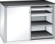 Schubladenschrank Schiebet�ren 1430x627x1020 RAL 9010 Lista 36x27E 79.432.110