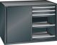 Schubladenschrank Schiebet�ren 1430x627x1020 NCS S 9000-N Lista 36x27E 79.434.060