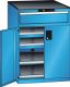Schubladenschrank Flgeltren 717x753x1020 RAL 5012 Lista 36x36E 79.456.010