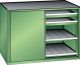 Schubladenschrank Schiebet�ren 1430x780x1020 RAL 6011 Lista 36x36E 79.478.030
