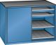 Schubladenschrank Schiebet�ren 1430x780x1020 RAL 5019 Lista 36x36E 79.478.040