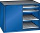 Schubladenschrank Schiebet�ren 1430x780x1020 RAL 5005 Lista 36x36E 79.478.100