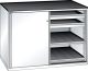 Schubladenschrank Schiebet�ren 1430x780x1020 RAL 9010 Lista 36x36E 79.478.110