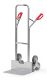 Alu-Treppenkarre AK1326 3-Rad-Stern, je 3 TPE-Räder 160 x 40 mm