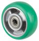 Polyurethanrad B92.100, Produkttyp: Rder, Material/Art des Radkrpers: Aluminium, Material der Laufflche: Besothane Guss-Polyurethan  83 +/-3 Shore A, Lager: Kugellager,  Rad:  100 mm, Tragkraft: 200 kg