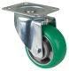 Transportrolle LSS400.B92.125, Produkttyp: Lenkrollen, Befestigung: Anschraubplatte, Ø Schraubloch: 11 mm, Material/Art des Radkörpers: Aluminium, Material der Lauffläche: Besothane Guss-Polyurethan  83 +/-3 Shore A, Lager: Kugellager, Ø Rad:  125 mm, Tra