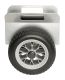 Plattenklemmwagen, Typ 2 und 3 mit Polyurethanrad PLATTENWAGEN.2K, Ø Rad: 250 mm , Tragkraft: 120 kg , Klemmbreite: 0-110 mm